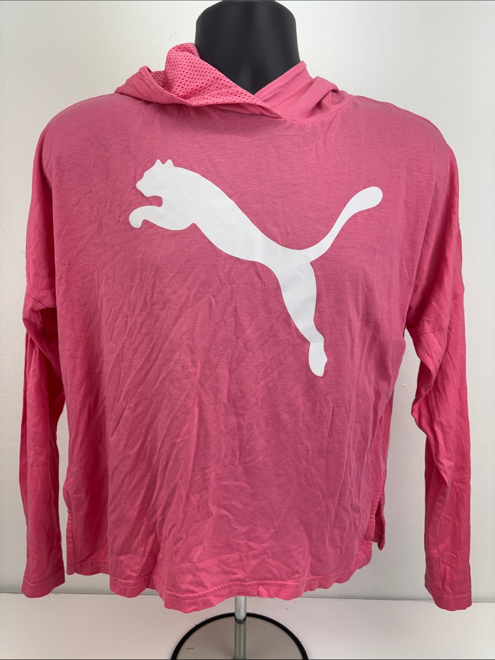 Puma Hoodie Womens Small Pink